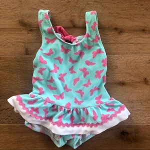 Florence Eiseman Ruffled Butterfly Swimsuit